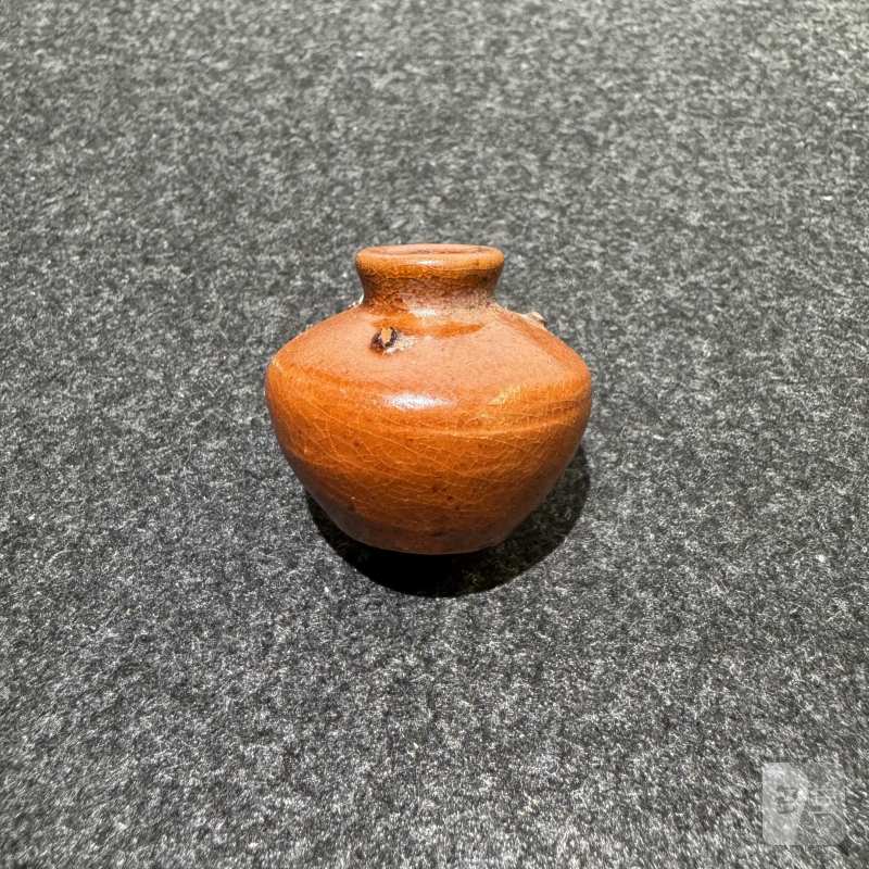 明 酱釉小罐 - 图2